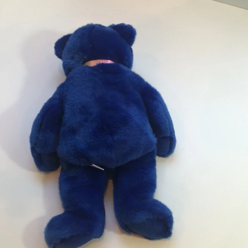 TY Beanie Buddy Clubby the Royal Blue TY Club Bear 14” 90’s Y2K Collectible NWOT